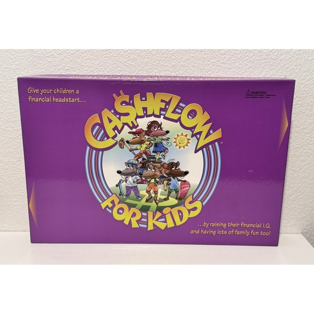 Cashflow for Kids Board Game 100% Complete – Rich Dad Financial Literacy Game